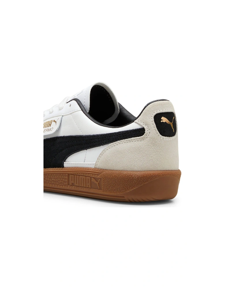 Unisex Palermo Leather Trainers - White