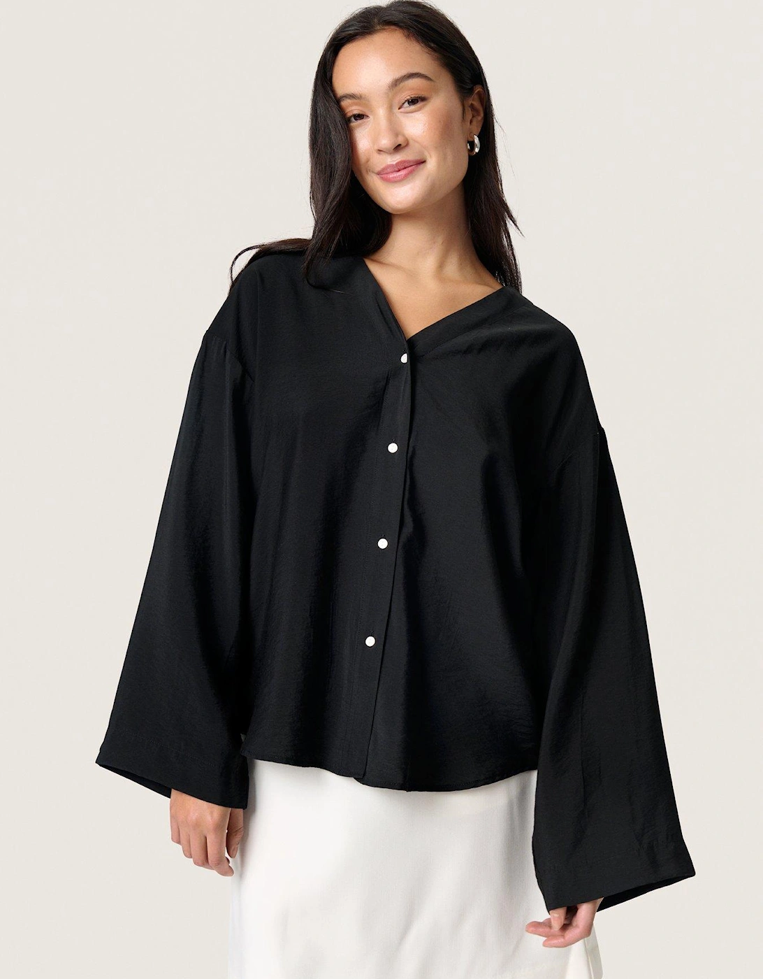 Leodora Blouse - Black, 2 of 1