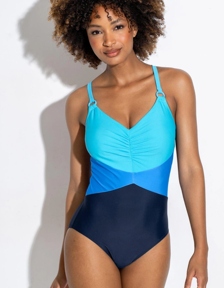 Brighton V-Neck Tummy Control Swimsuit