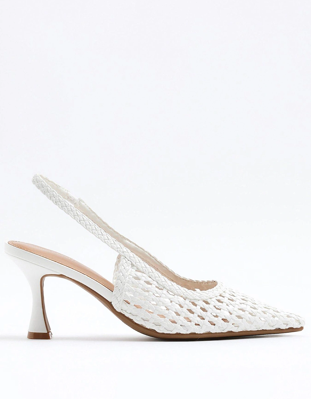 Woven Sling Back Court Heels, 2 of 1