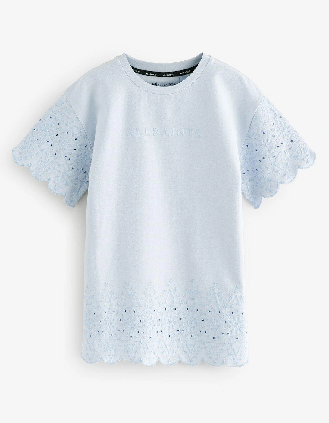 All Saints Lace T-Shirt Dress - Blue, 2 of 1