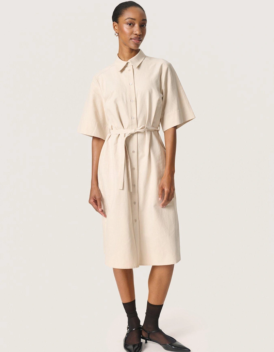 Linnena Dress - Beige, 2 of 1