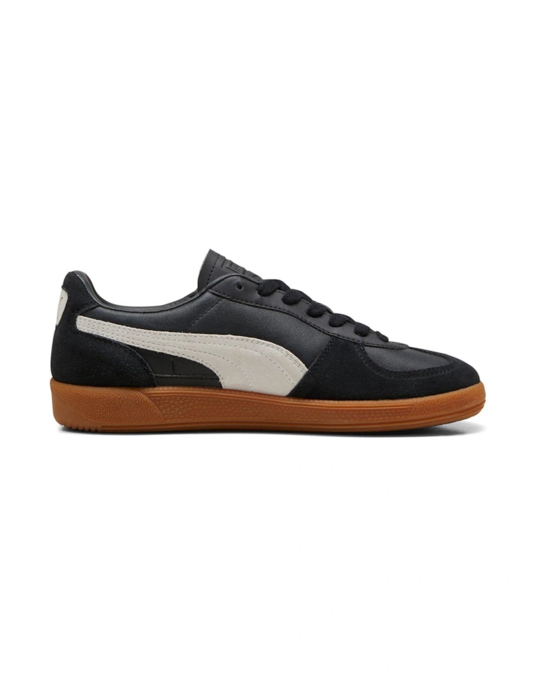Unisex Palermo Leather Trainers - Black
