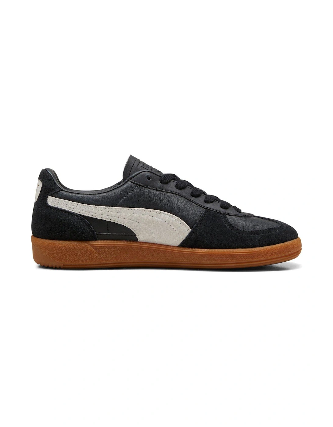Unisex Palermo Leather Trainers - Black