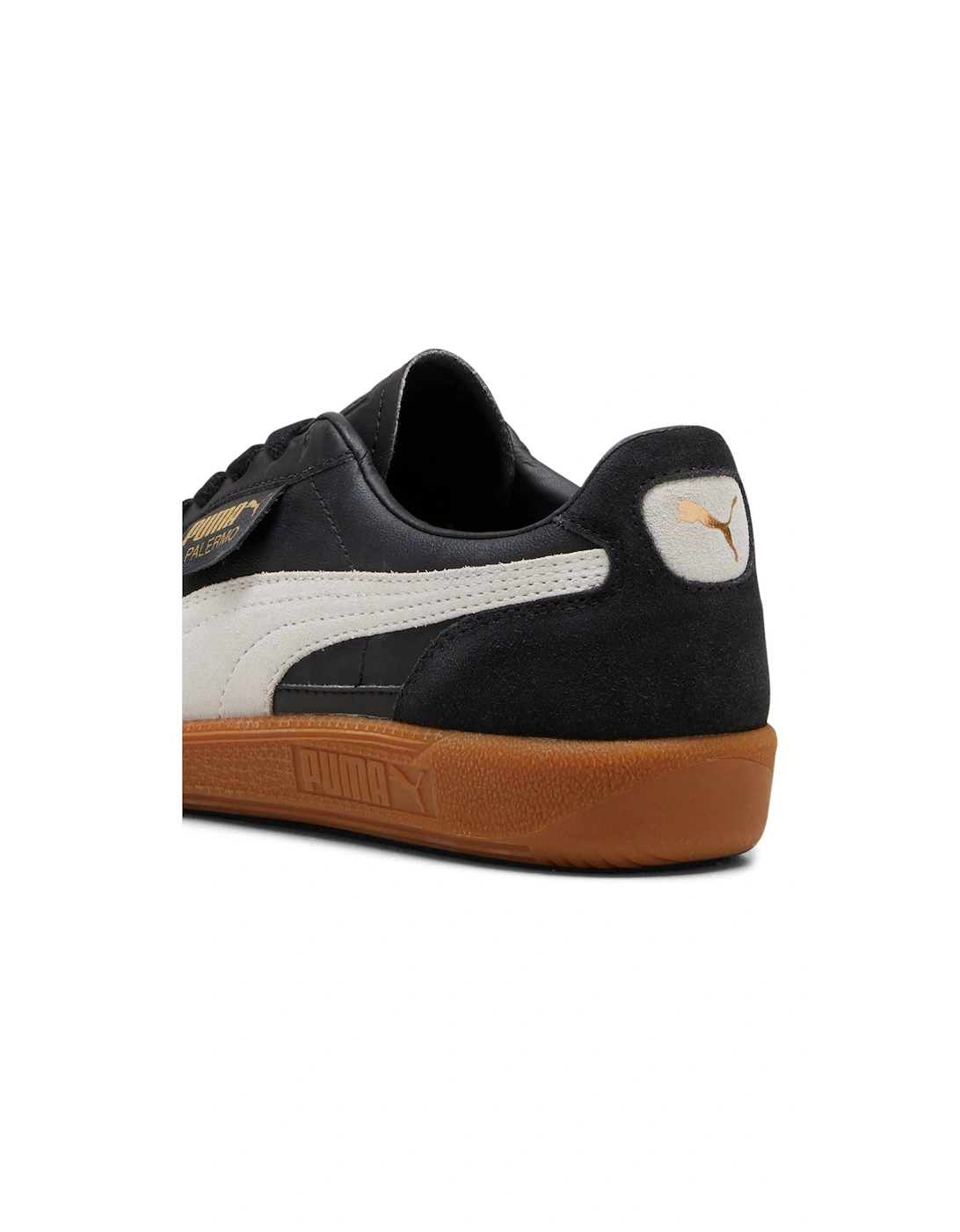 Unisex Palermo Leather Trainers - Black