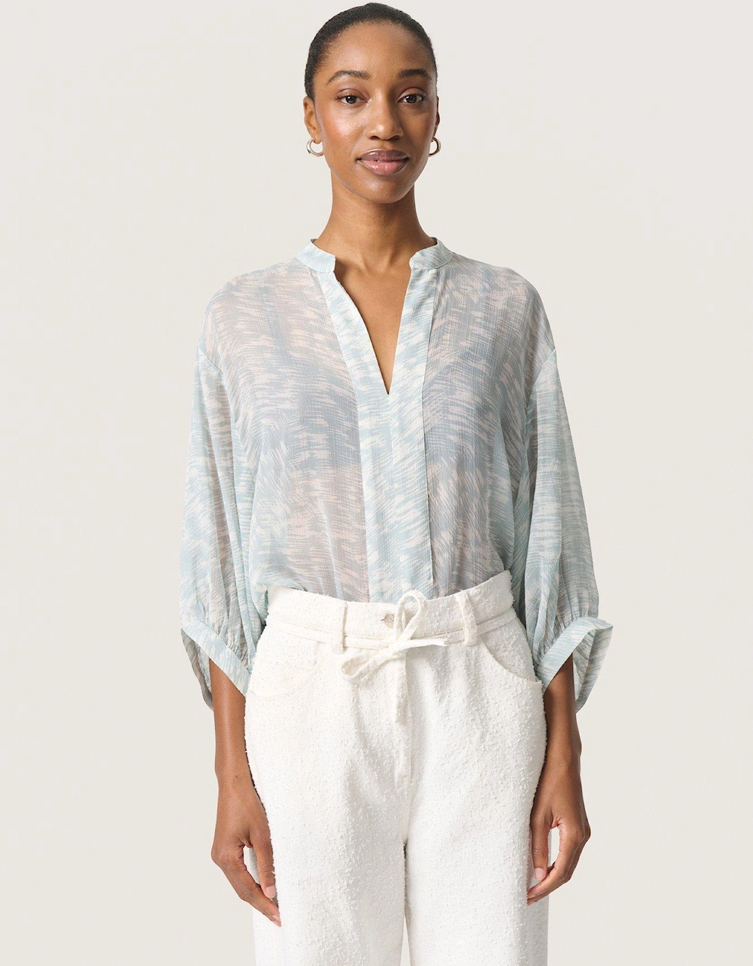 Marta Blouse - Blue, 2 of 1