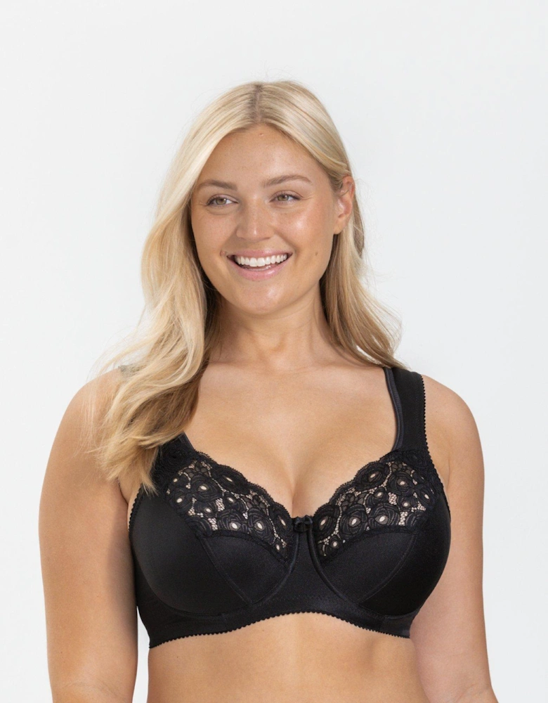 Amsterdam Underwired Bra - Black