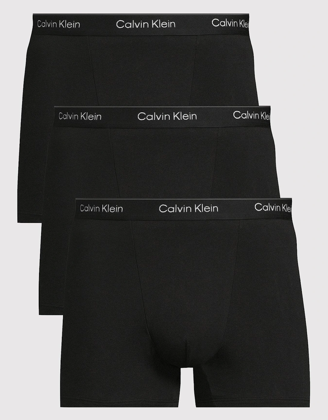 Icon Cotton Stretch 3 Pack Relaxed Trunks - Black, 2 of 1