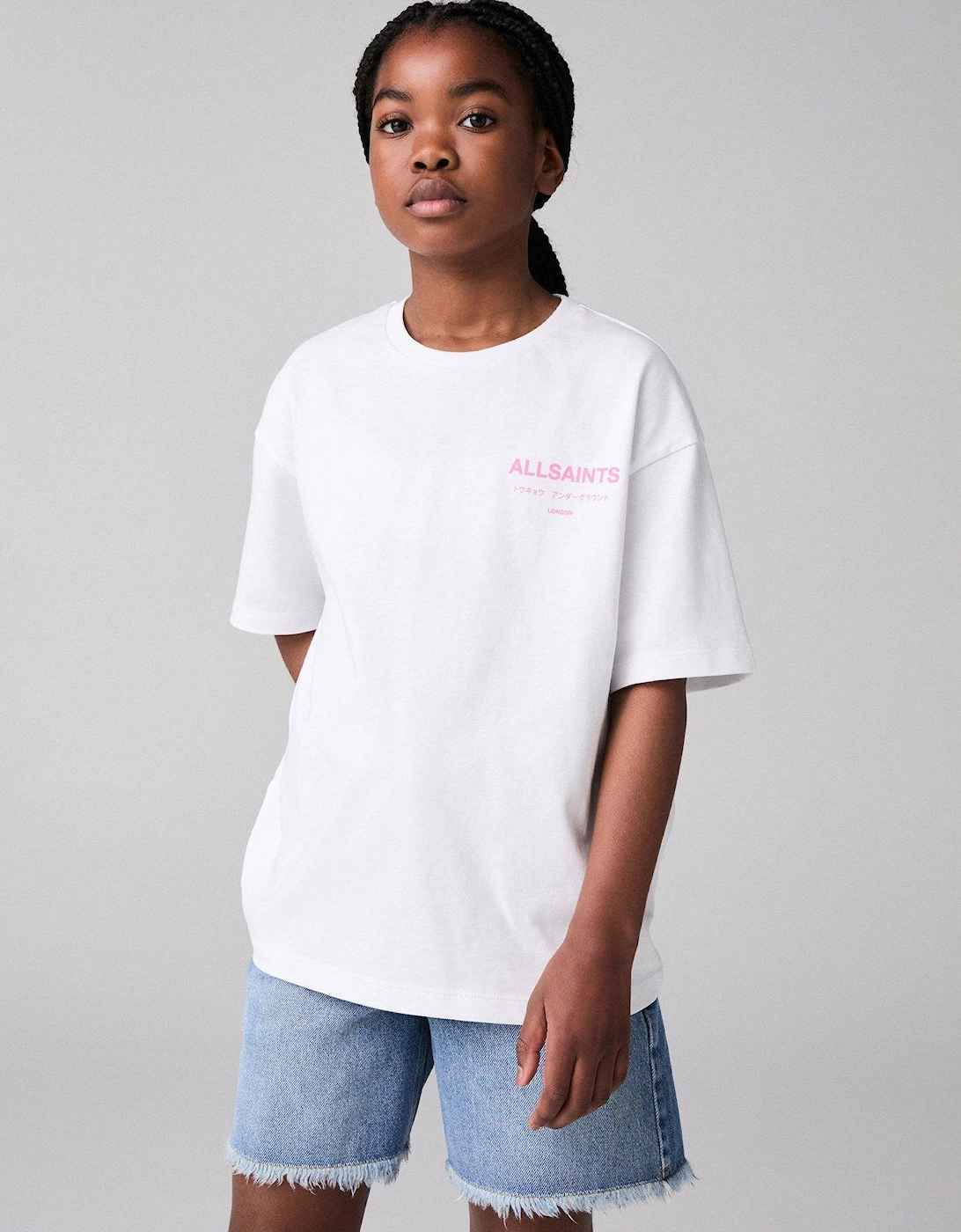All Saints Oversized T-Shirt - White, 2 of 1