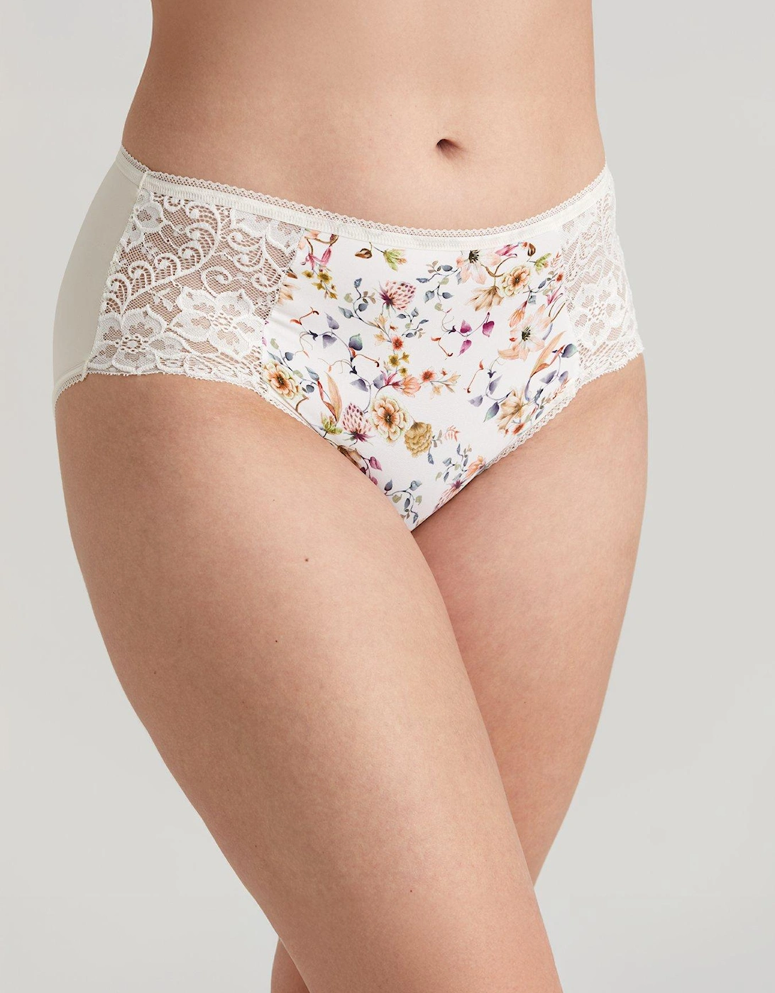 Fauna Floral Panties - Champagne, 2 of 1