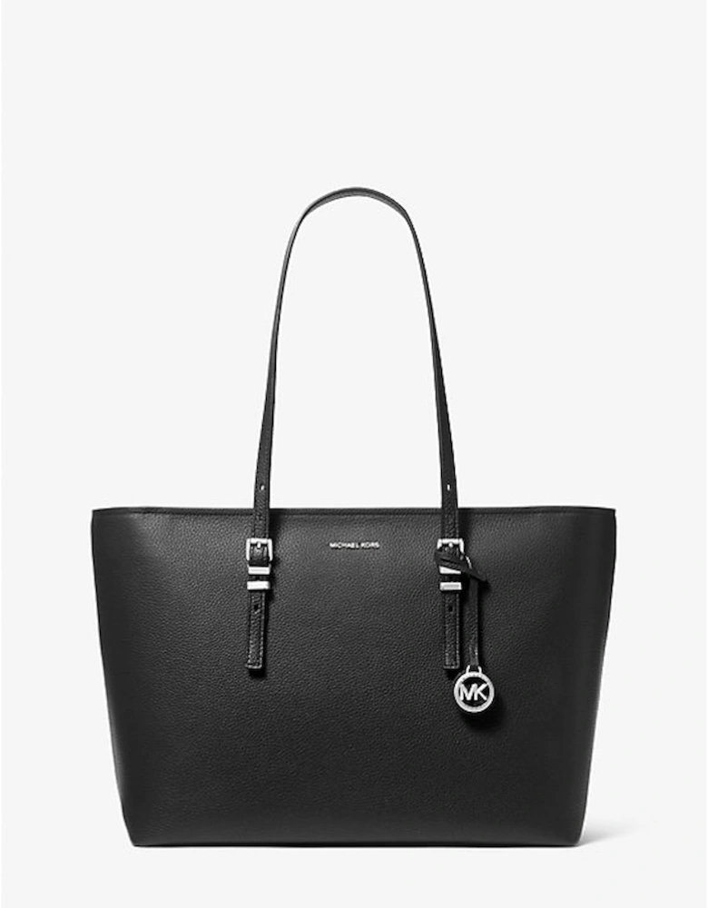 Quinn Large Pebbled Leather Tote Bag