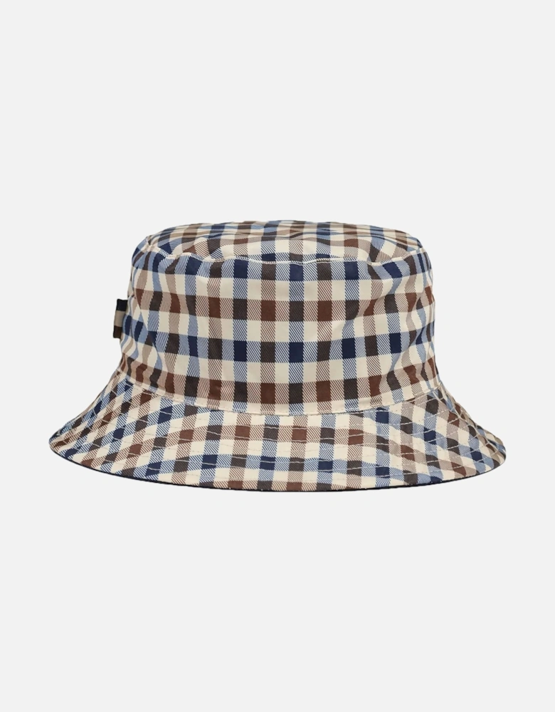 Iconic Reversible Bucket Hat Club Check/Navy