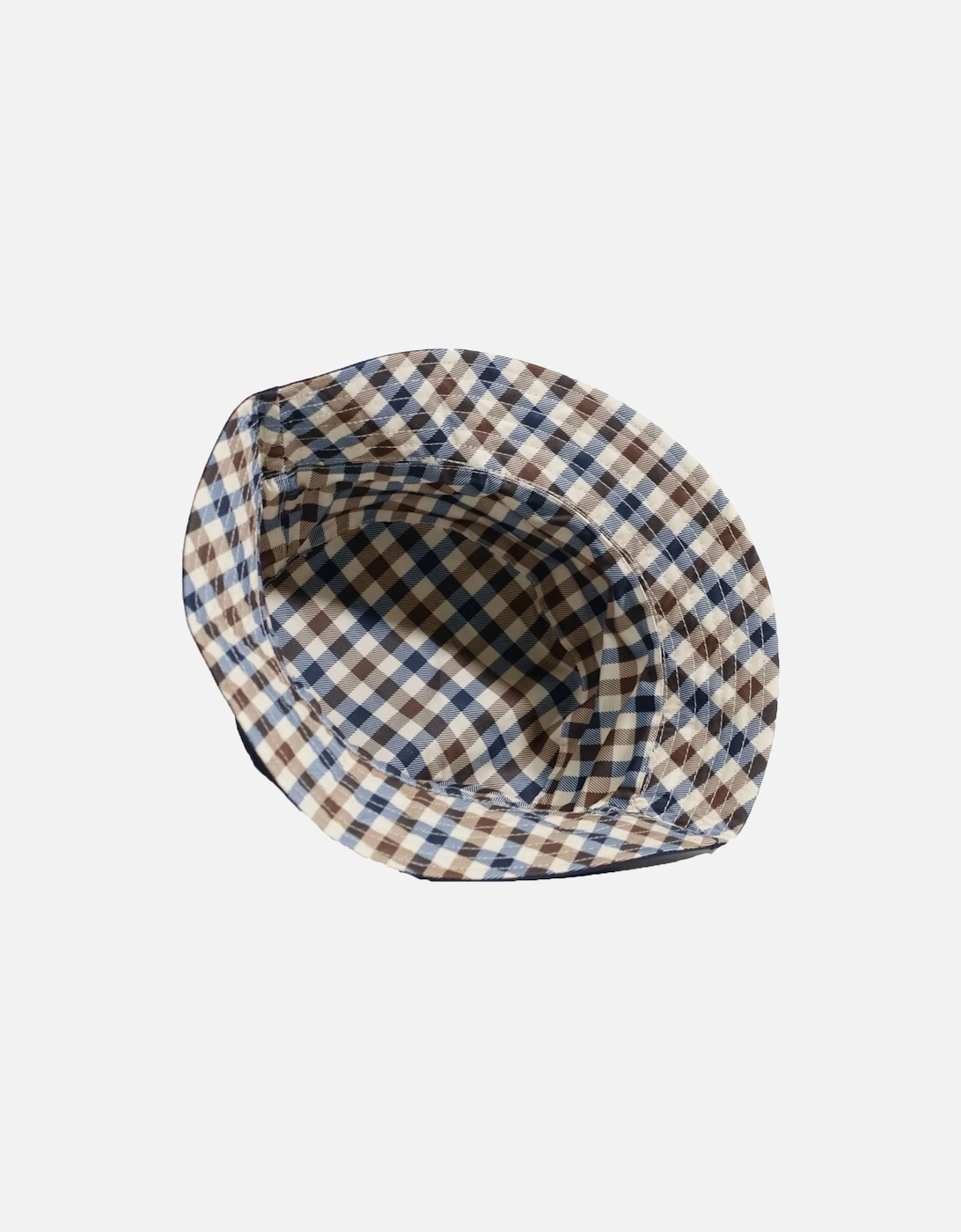 Iconic Reversible Bucket Hat Club Check/Navy