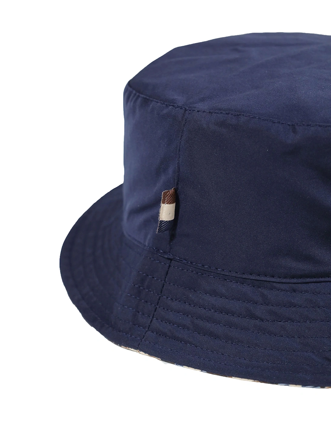 Iconic Reversible Bucket Hat Club Check/Navy