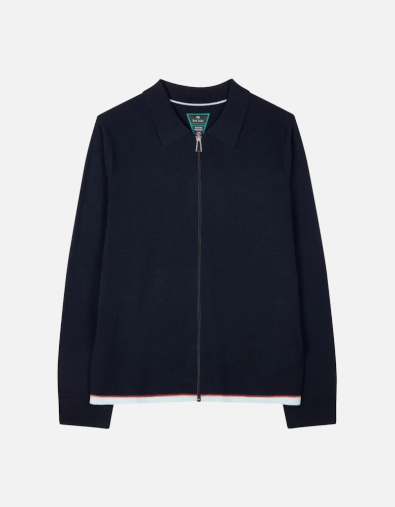 PS Zip Through Cardigan 49 DK NAVY