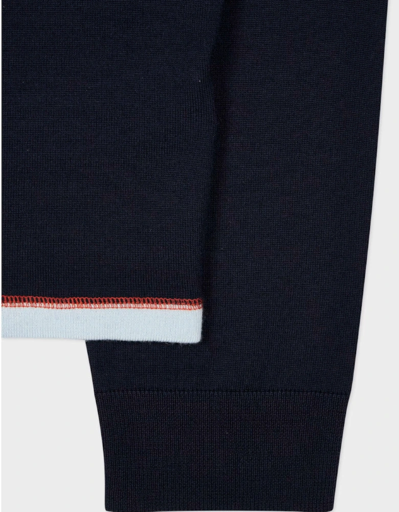 PS Zip Through Cardigan 49 DK NAVY