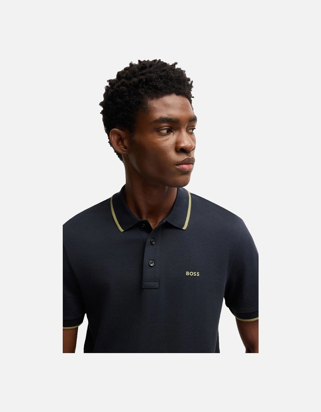 Boss Black Parlay 190 Polo Shirt Navy