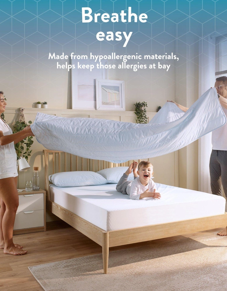 Cool Summer Coverless Comfort Duvet - Blue