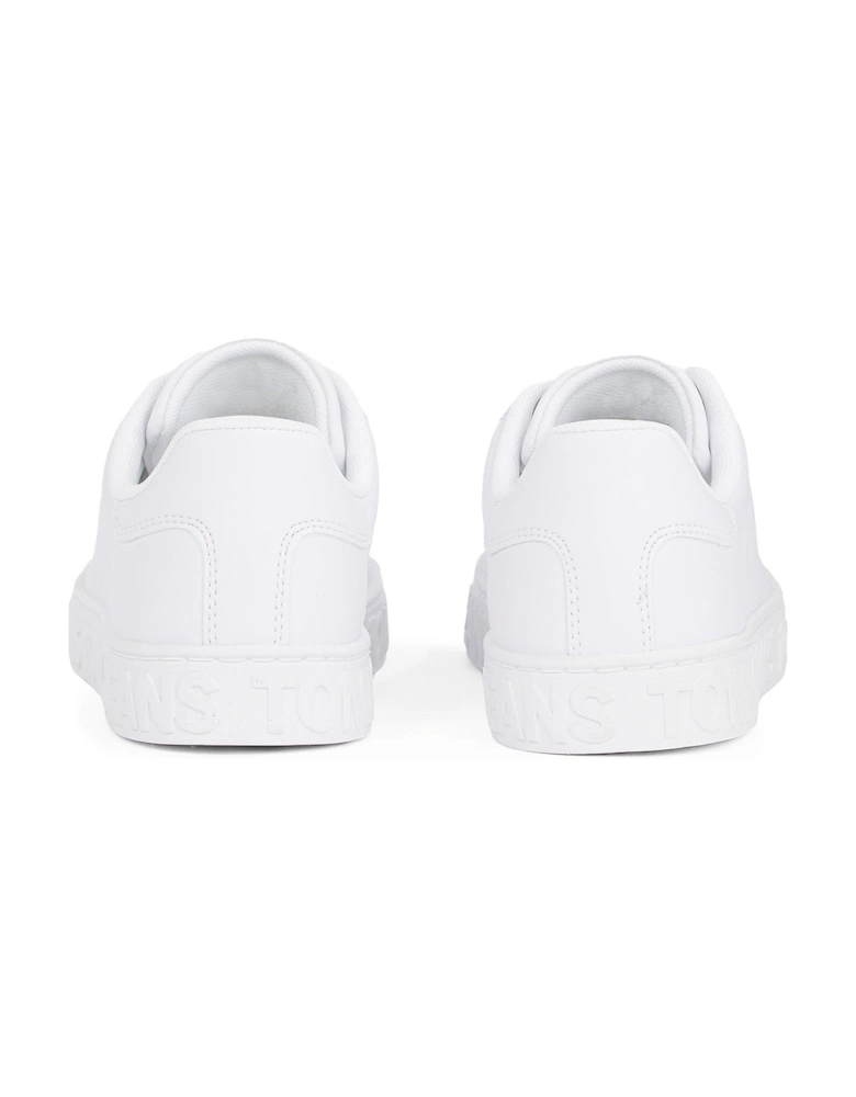 Outsole Logo Trainer - White/pink