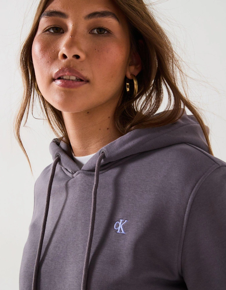 Graphic Back Hoodie - Grey