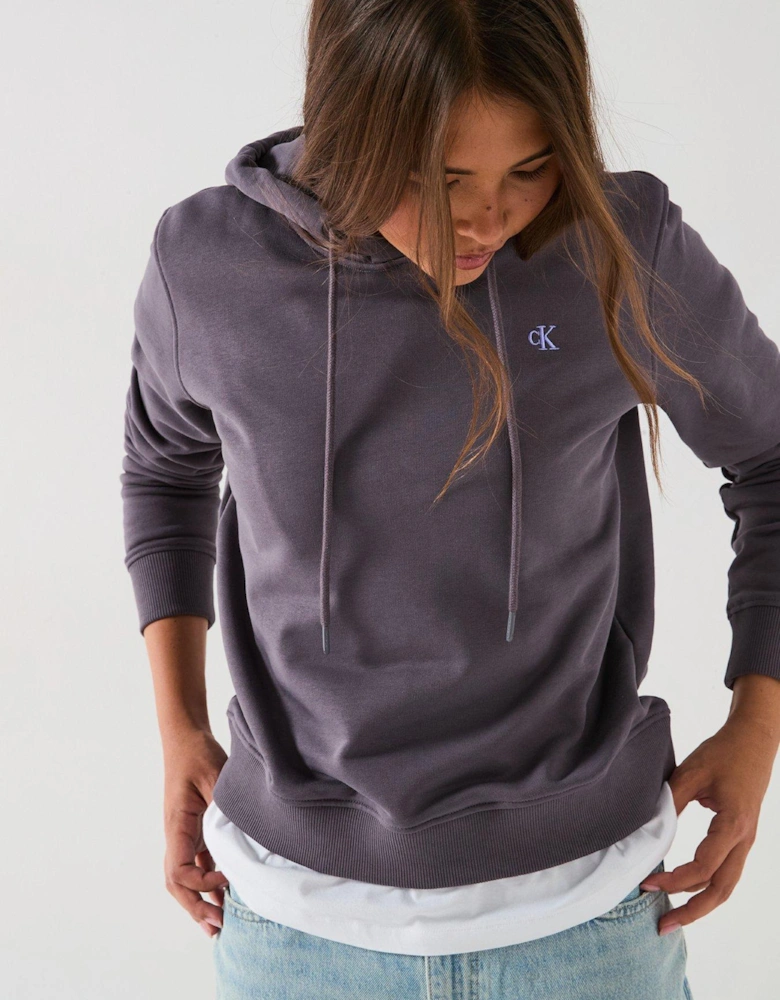 Graphic Back Hoodie - Grey