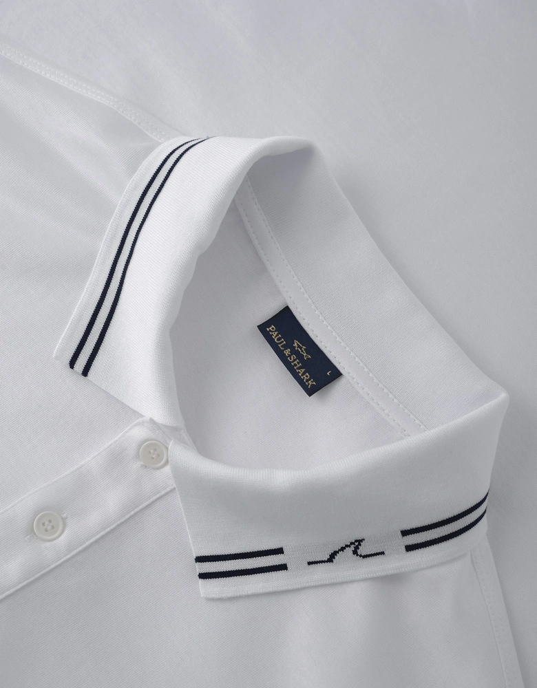 Mercerised Polo White