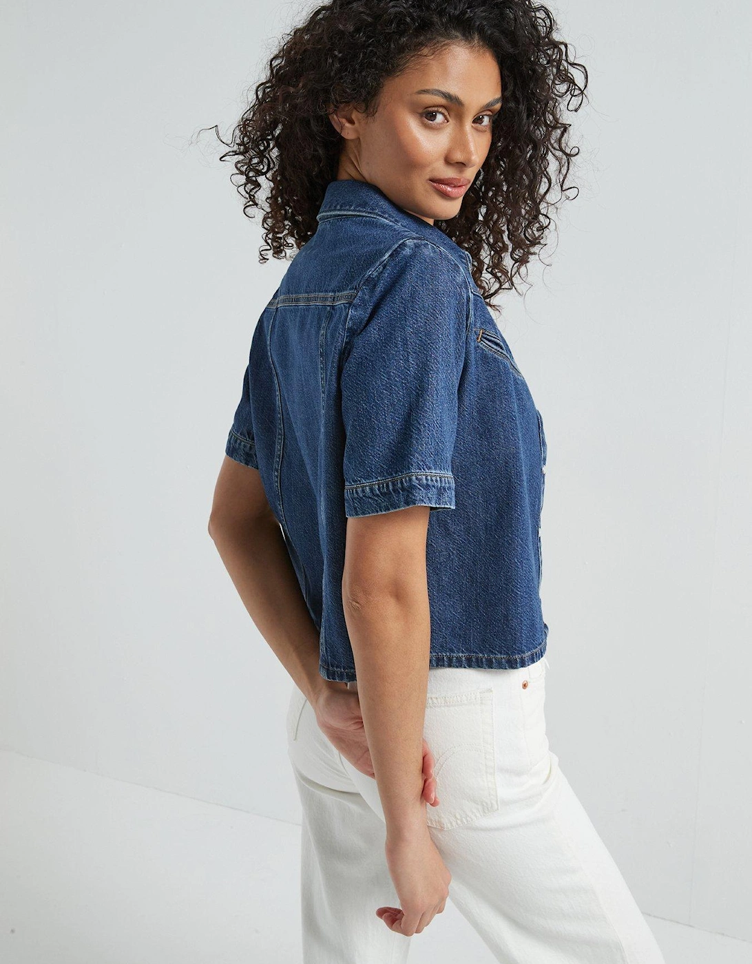 Rinoa Camp Shirt - Sledge Sister - Blue