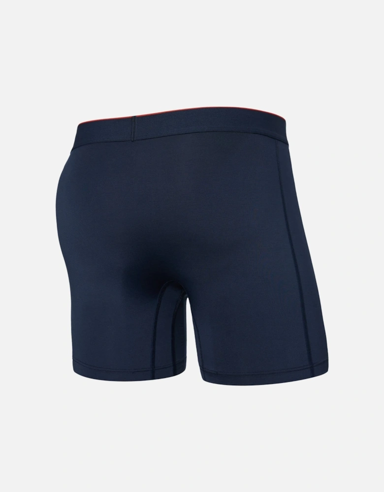Multi-Sport Performance Fly Boxer Brief 6", Navy