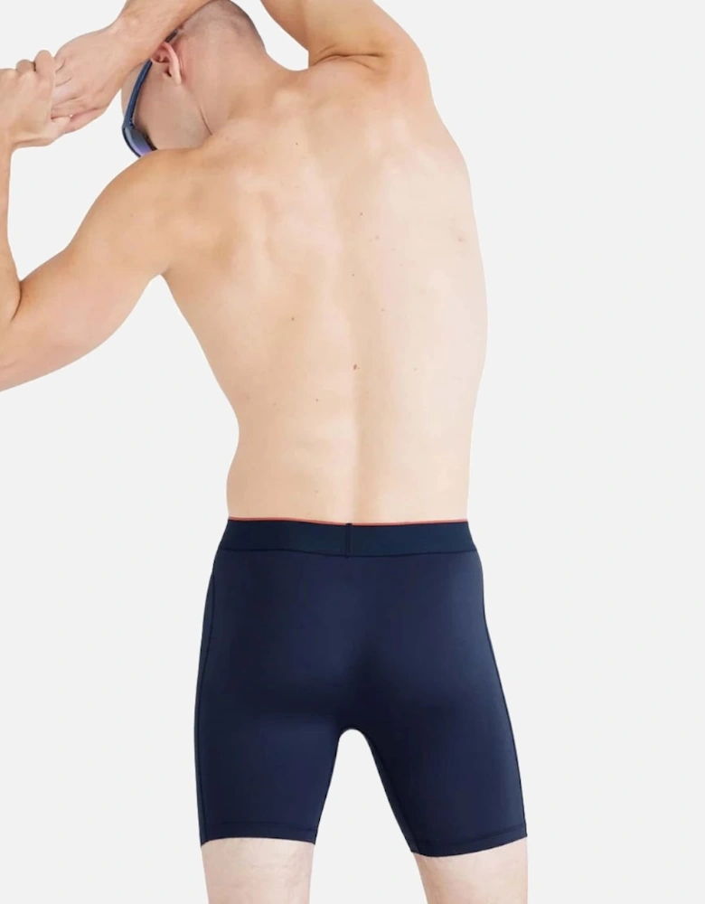 Multi-Sport Performance Fly Boxer Brief 6", Navy