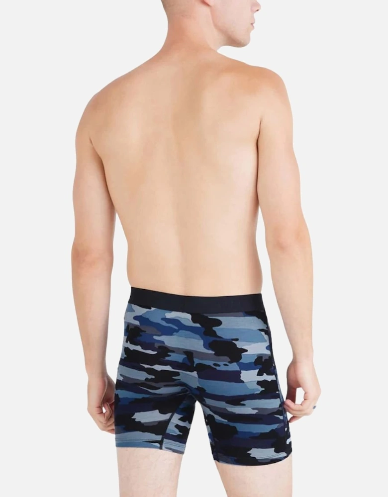 Vibe Xtra Soft Fly Boxer Brief 6", Camo Navy