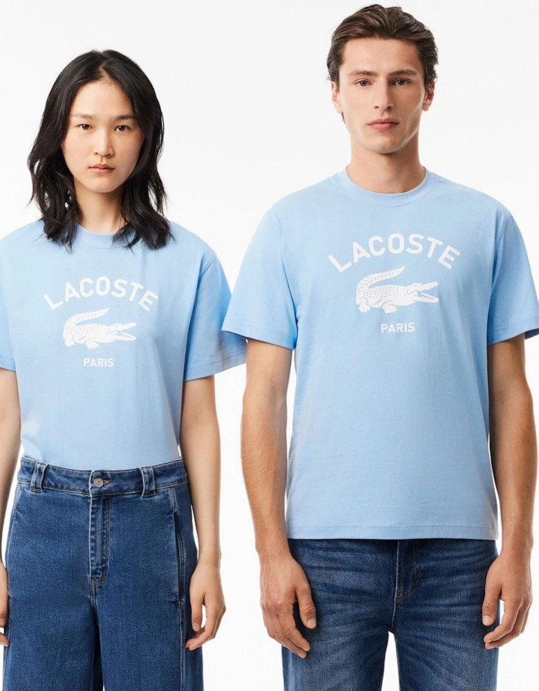 Signature Print Cotton T-Shirt