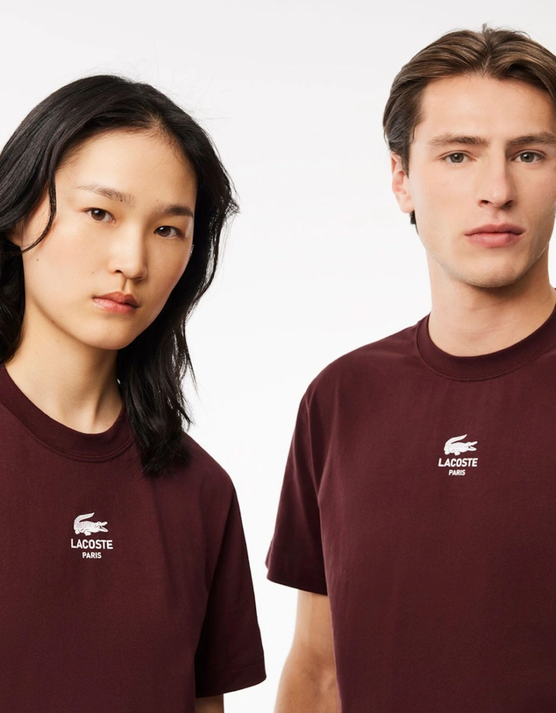 Signature Print Cotton T-Shirt