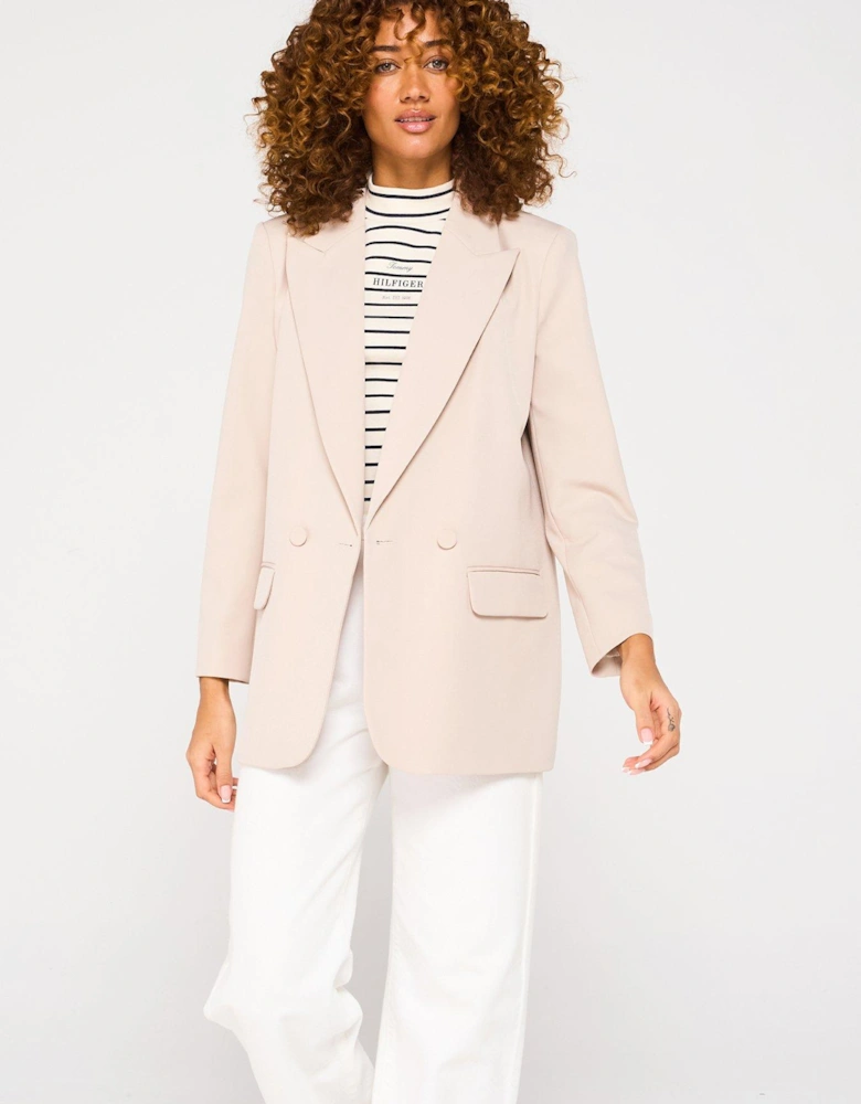 Monotype Logo High Neck Top - Multi
