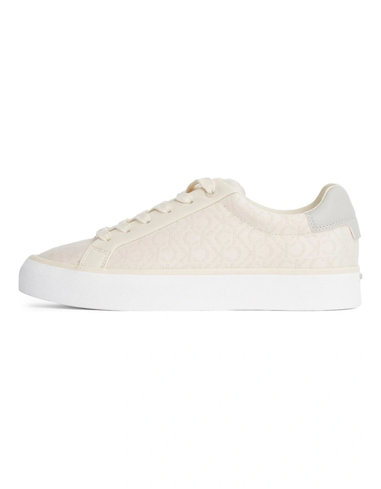 Lace Up Trainer - White