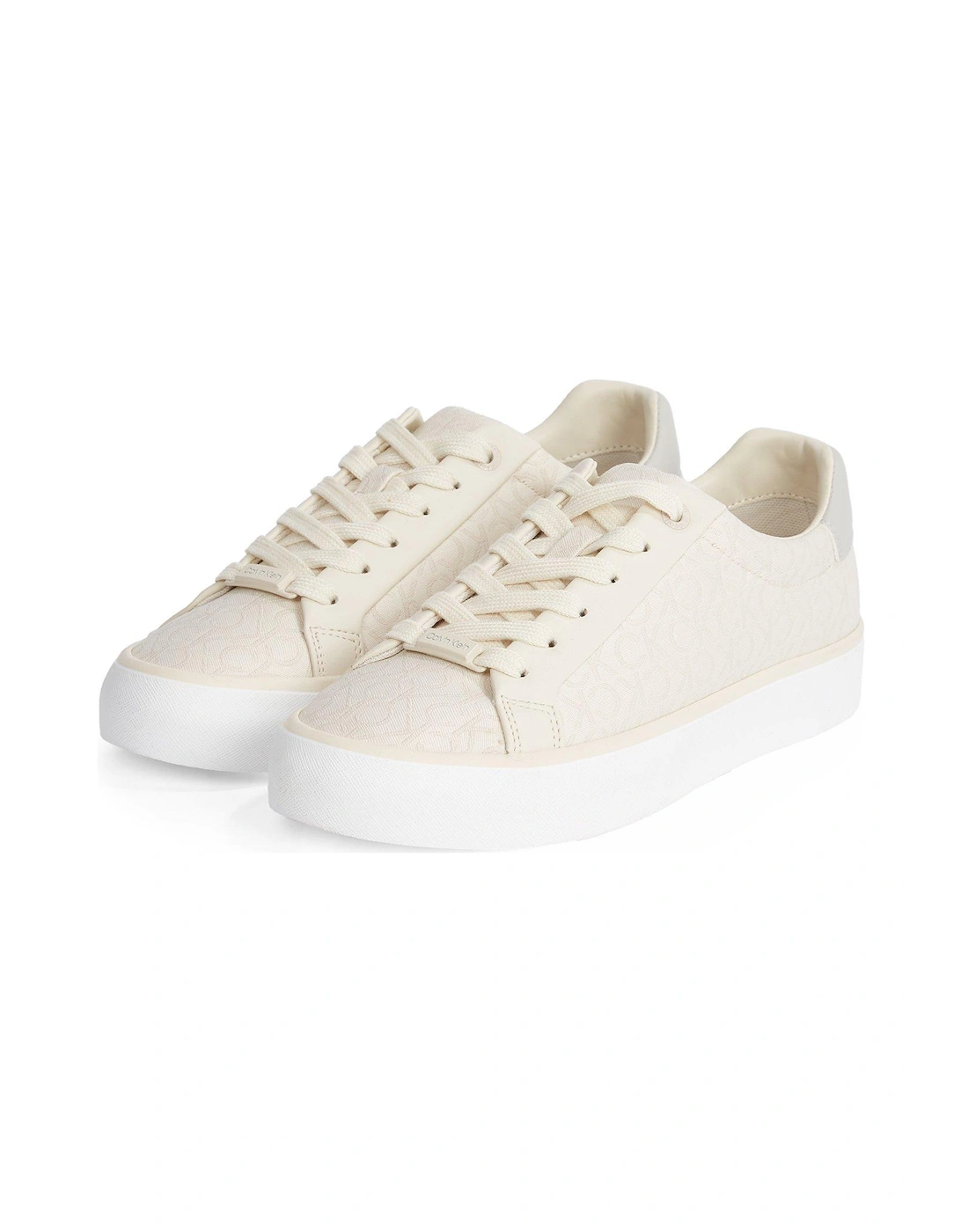 Lace Up Trainer - White
