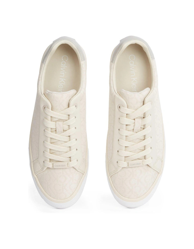 Lace Up Trainer - White