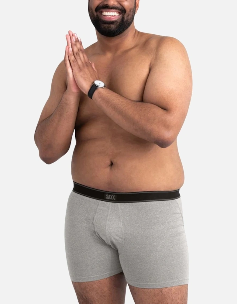 Daytripper Comfort Stretch Fly Boxer Brief 5", Grey Heather