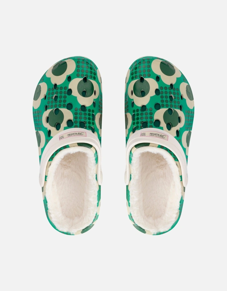 Womens/Ladies Orla Kiely Rain Cloud Clogs