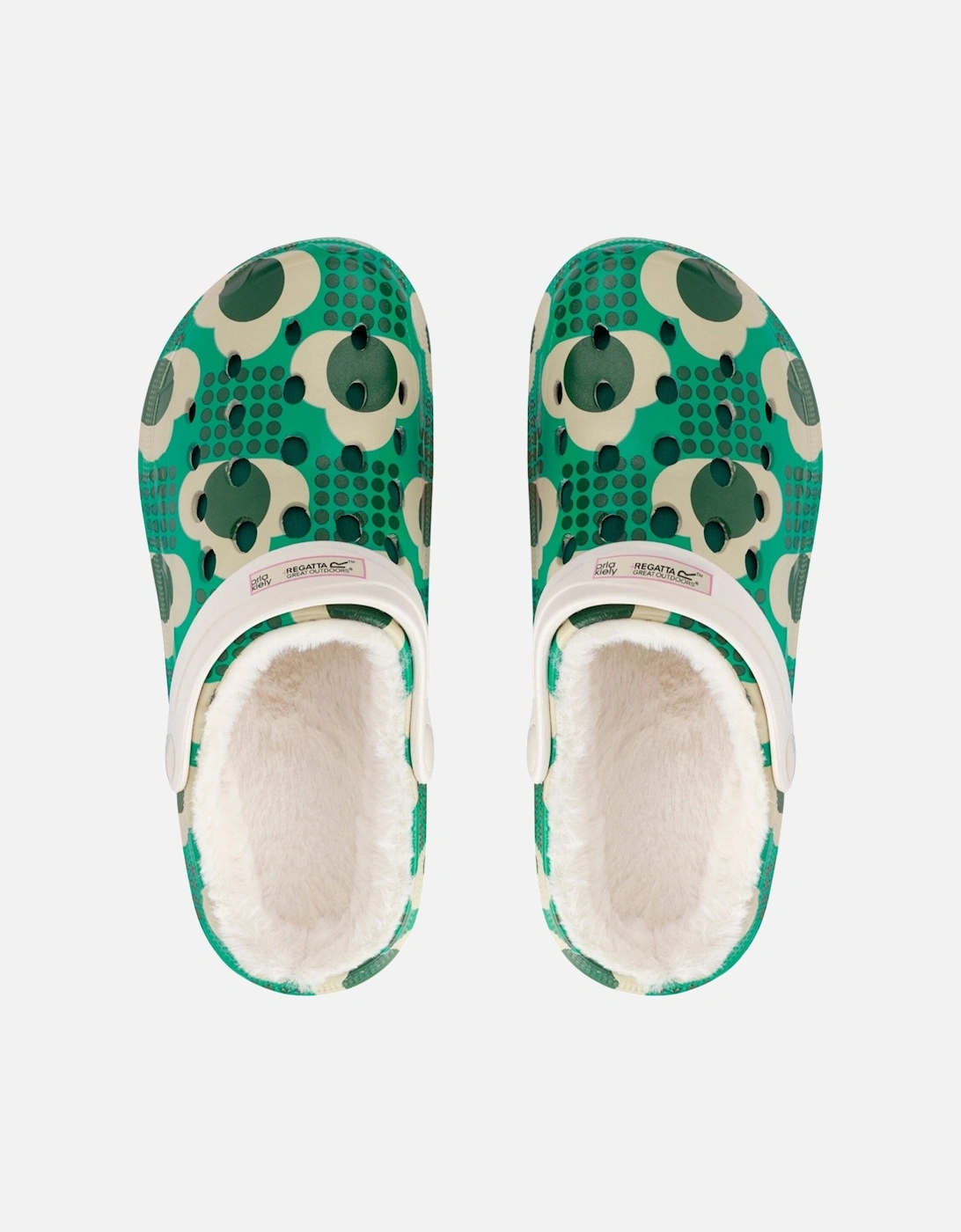 Womens/Ladies Orla Kiely Rain Cloud Clogs