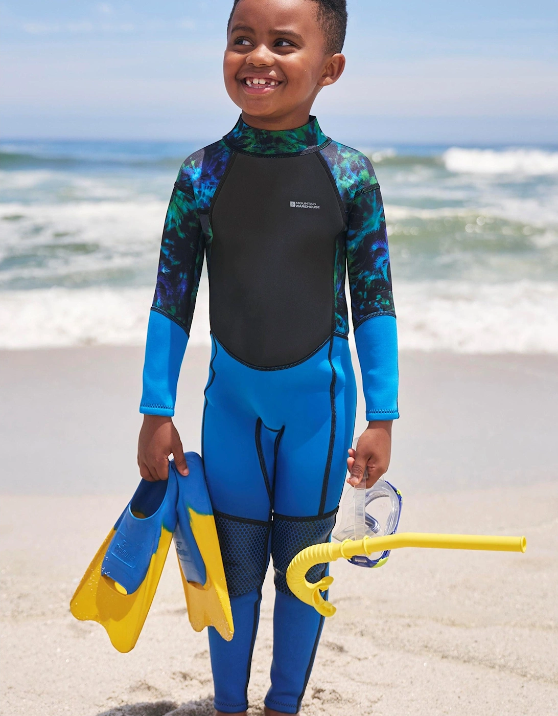 Childrens/Kids Electro Pulse Full Wetsuit, 2 of 1