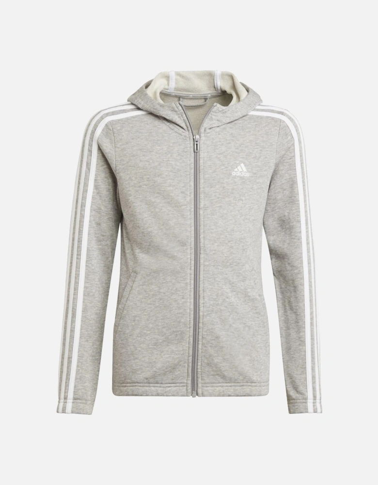 Childrens/Kids Striped Full Zip Hoodie