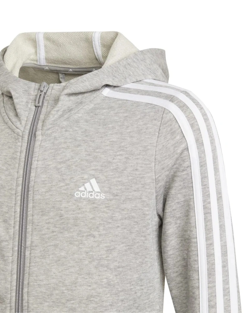 Childrens/Kids Striped Full Zip Hoodie
