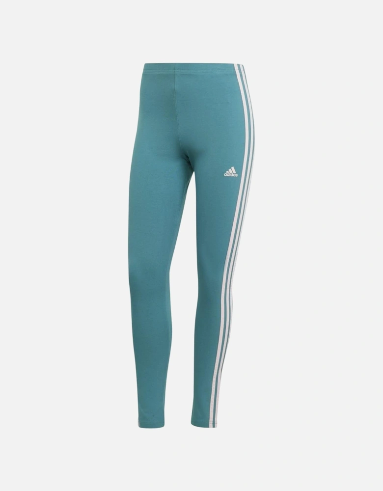 Womens/Ladies Jersey Stripes High Waist Leggings