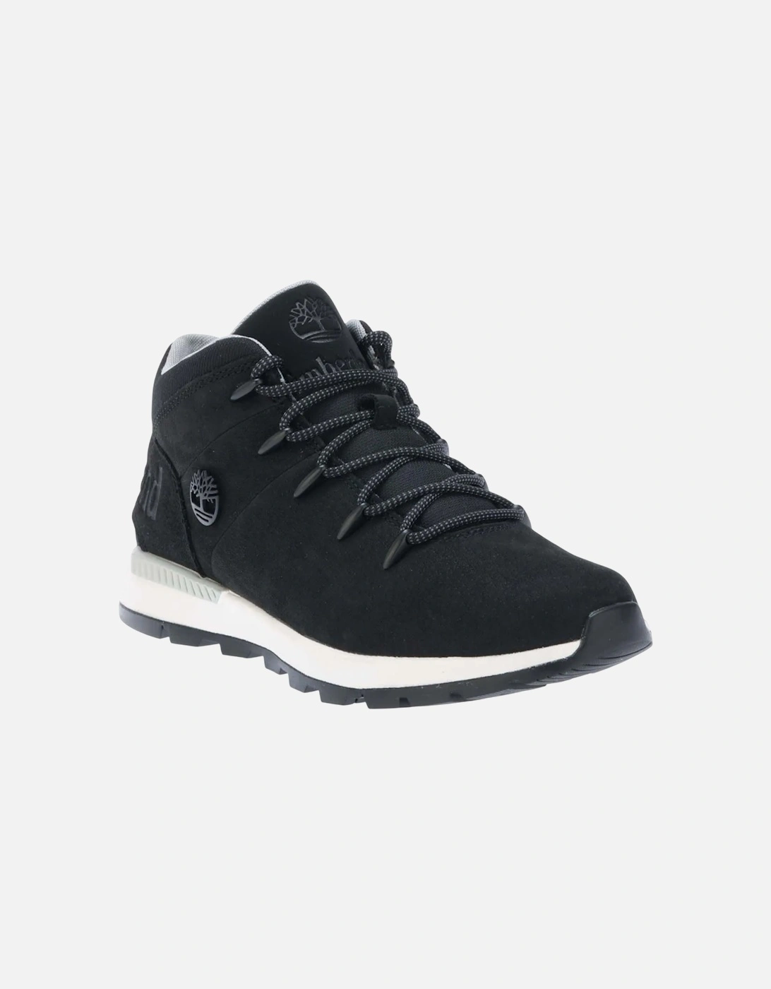 Womens/Ladies Sprint Trekker Leather Lace Up Trainers, 5 of 4