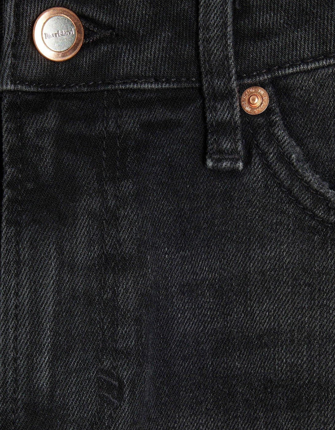 High Rise Slim Fit Jean - Black