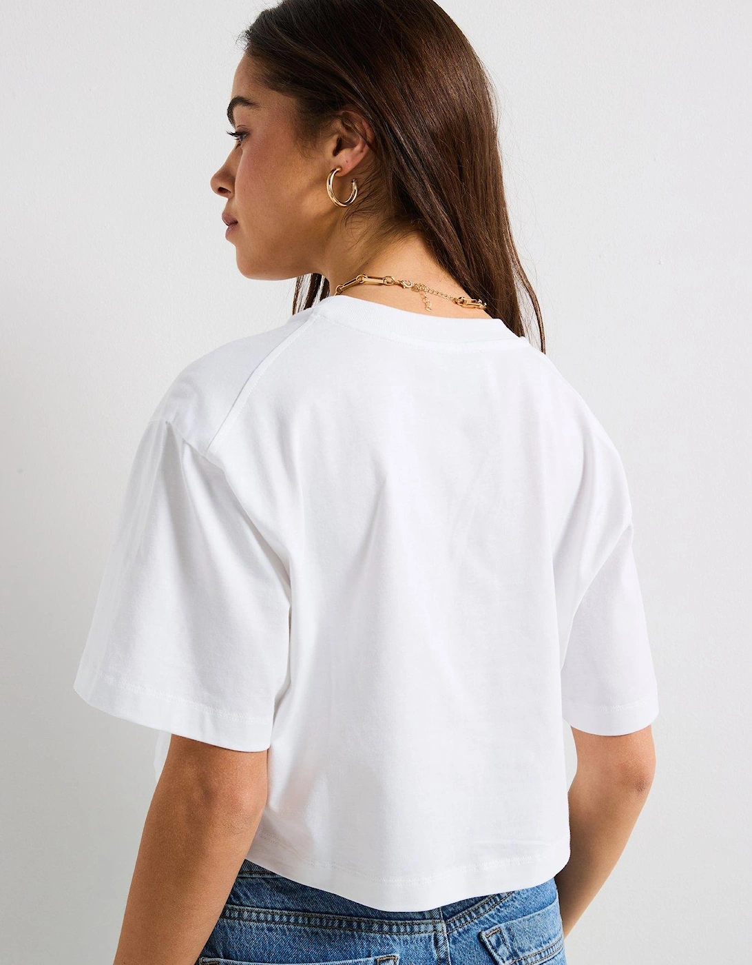 Cropped T-Shirt - White