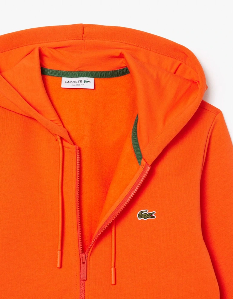 Zip-Up Fleece Hoodie