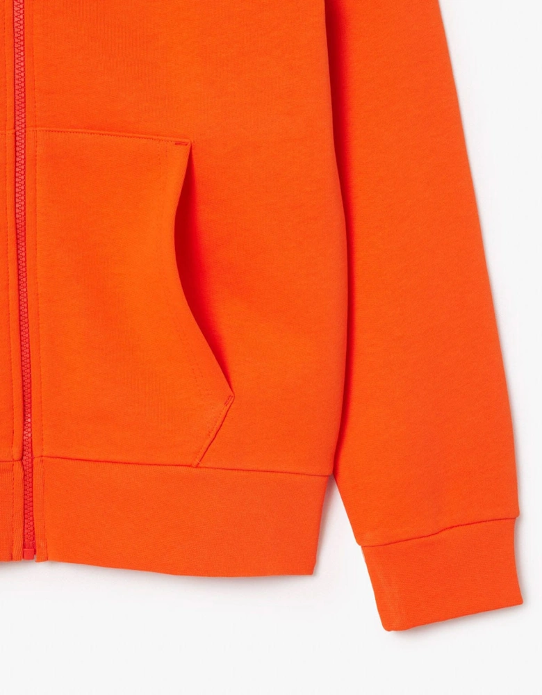 Zip-Up Fleece Hoodie