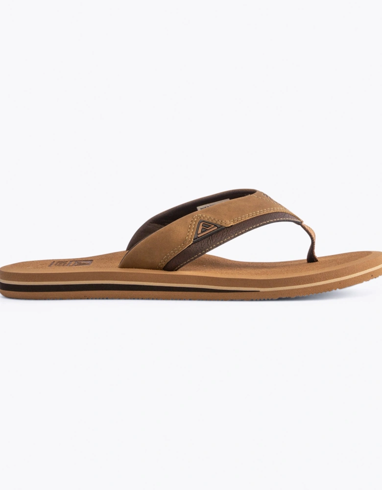 CUSHION DAWN Mens Flip-Flops Bronze