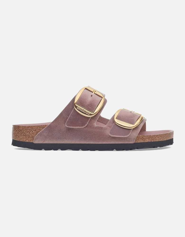 Birkenstock Women's Arizona Big Buckle Natural Leather Oiled Narrow Fit Lavender